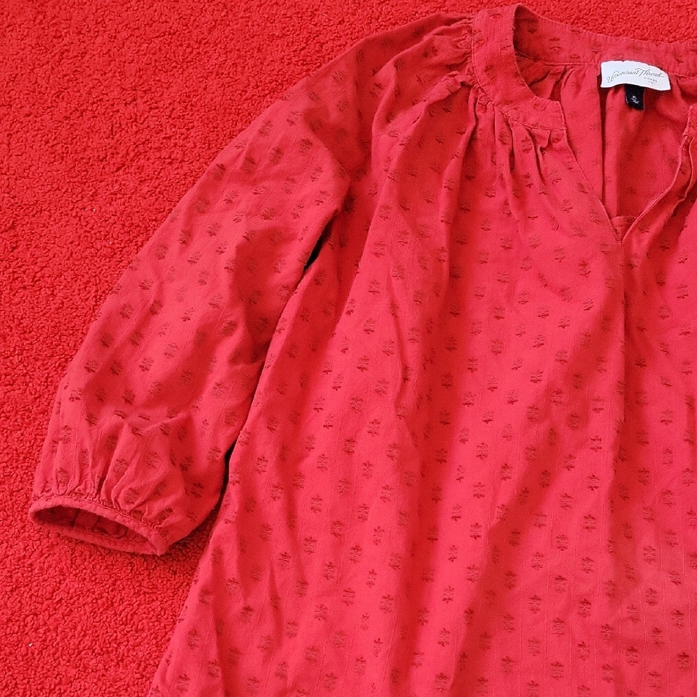 Universal Thread Scarlet Textured Top - Picture 4 of 6